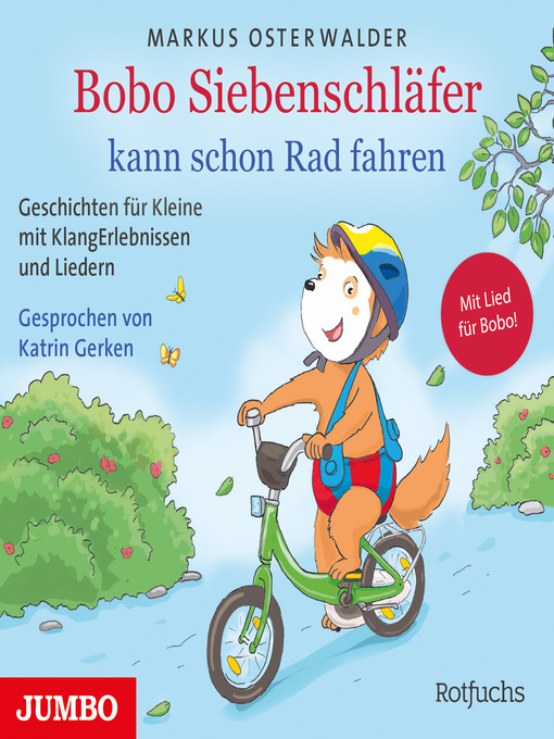 Titeldetails für Bobo Siebenschläfer kann schon Rad fahren nach Markus Osterwalder - Warteliste